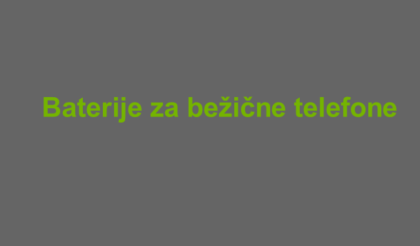 Baterije za bežične telefone
