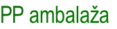 PP ambalaža
